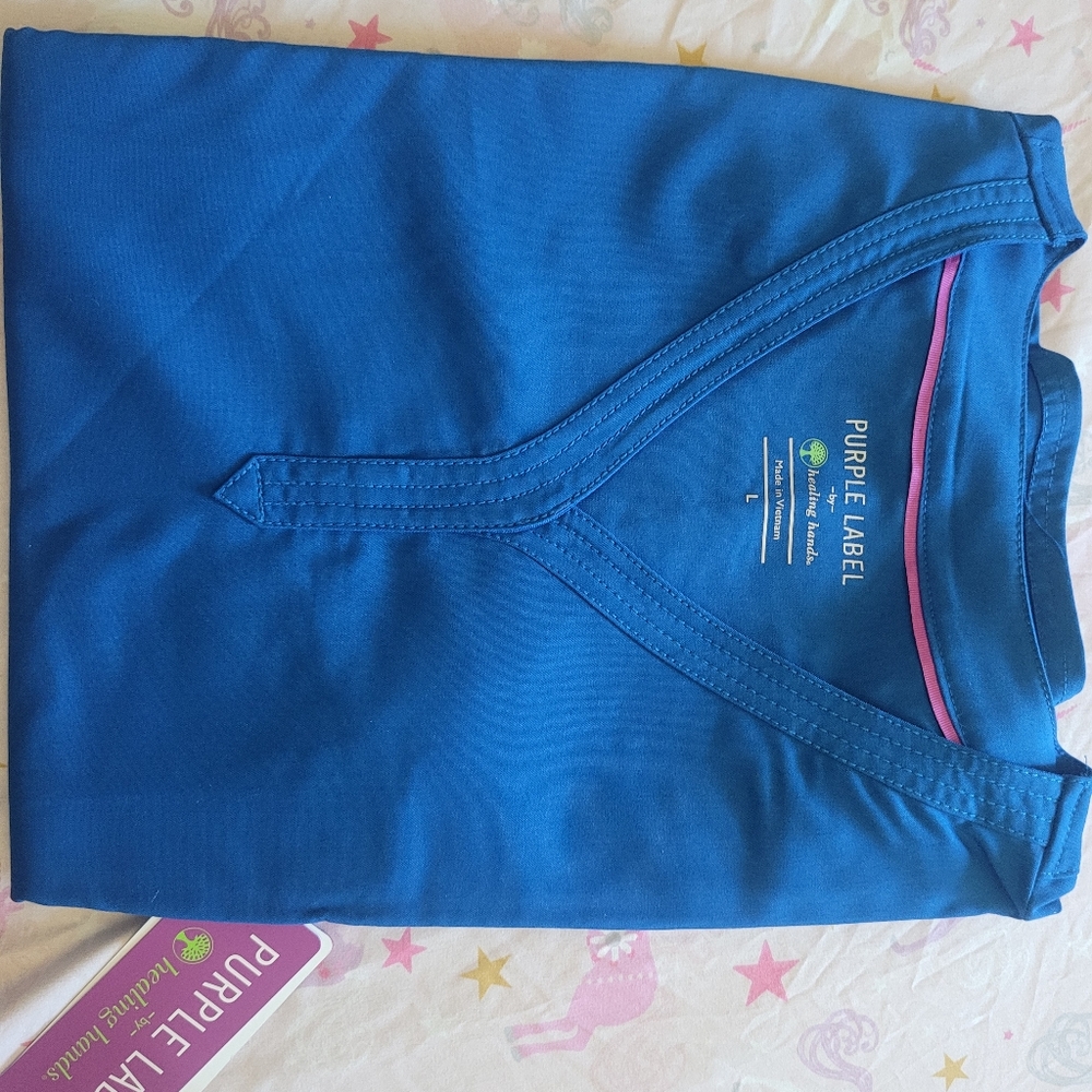 Purple label by Healing Hands Scrub top